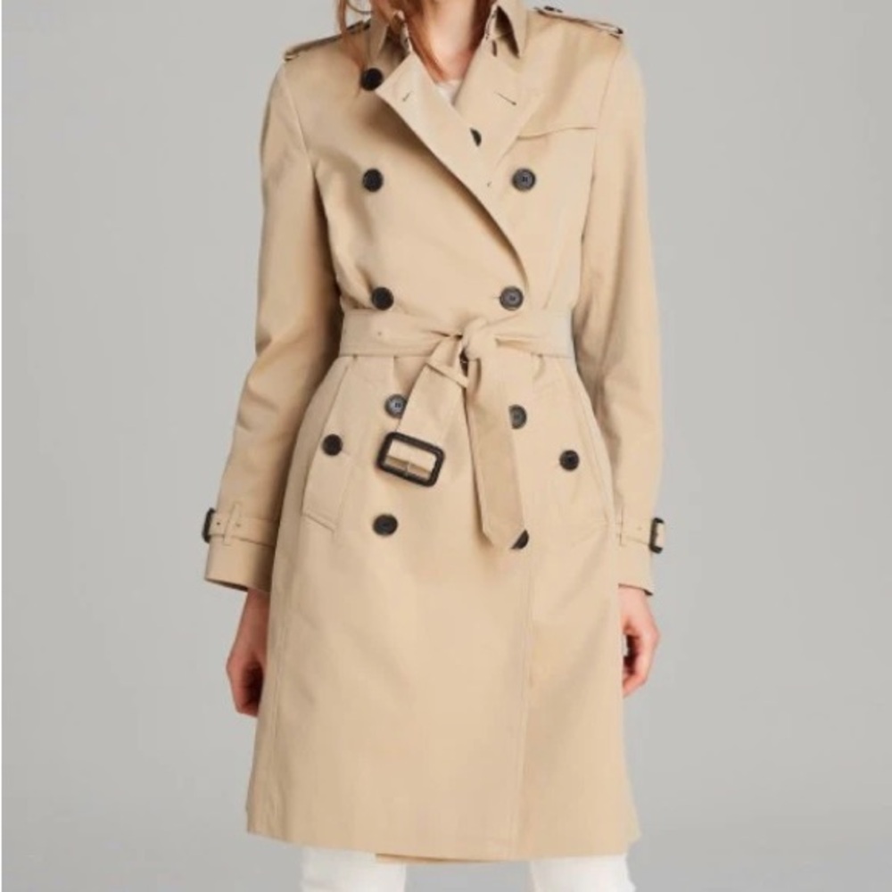 Burberry Tan Trench Coat